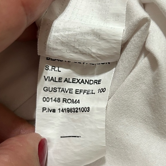 White T-shirt embroidered - Picture 3 of 5